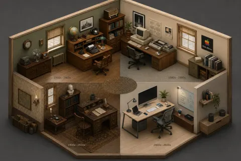 Isometric Room History Timeline