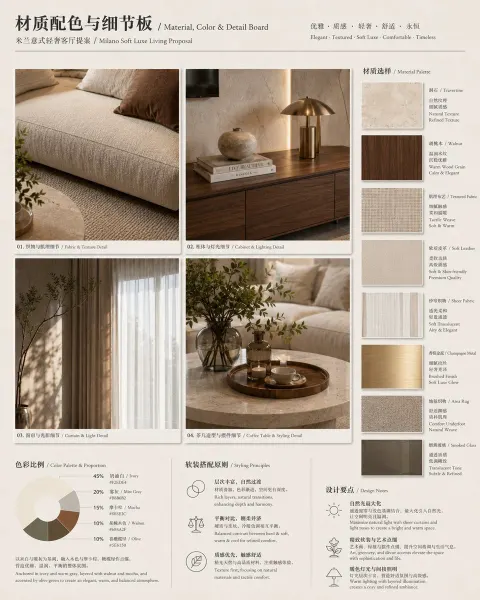 Milano Soft Luxe Living Board