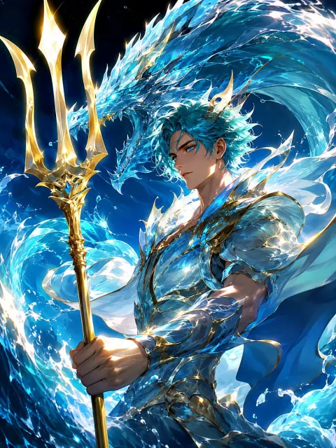 Poseidon Sea God Warrior