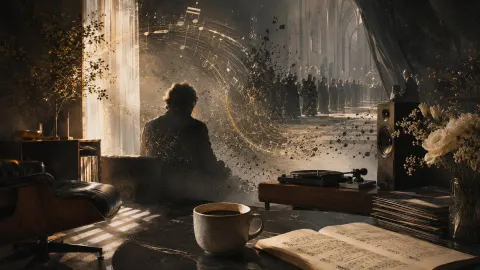 Intimate Secular Requiem Scene
