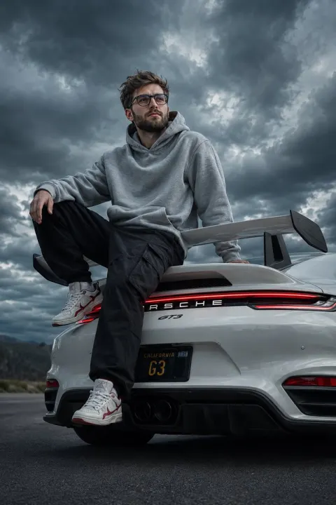 Cinematic Porsche GT3 Automotive Portrait