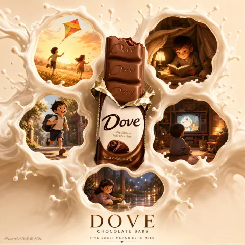 Magical Dove Chocolate Memory Splash