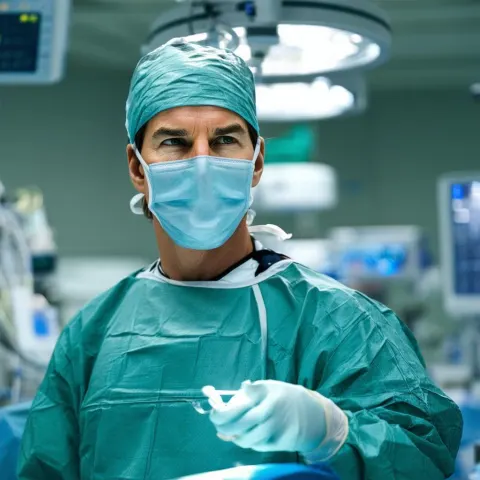 Tom Cruise as a Surgeon in Sterile Light