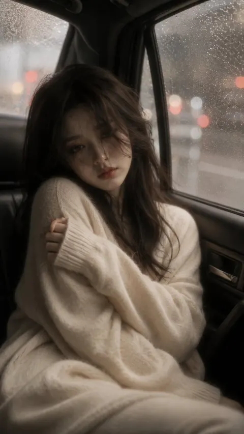 Melancholic Cinematic Car Portrait