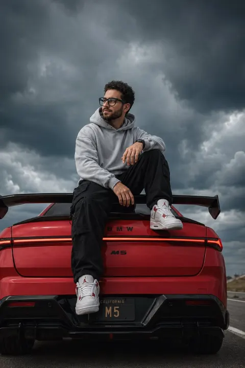 BMW M5 Automotive Fashion Photography