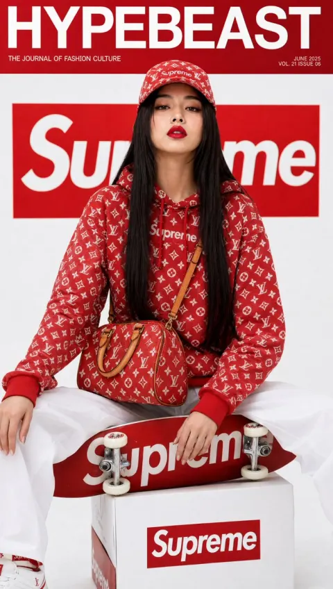 Luxury Streetwear Magazine Cover