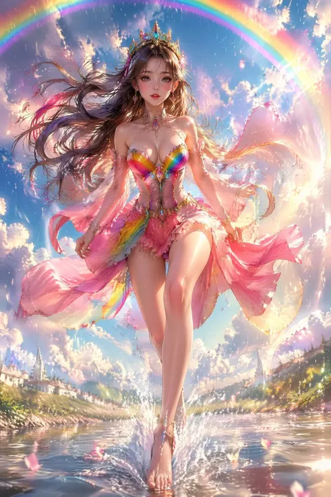 Rainbow Princess Lake Fantasy