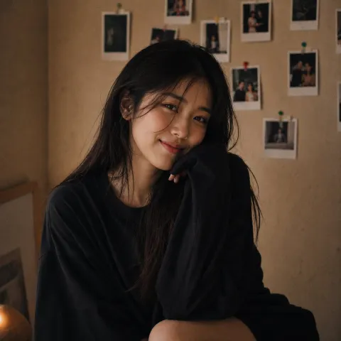 Candid Film Indoor Portrait