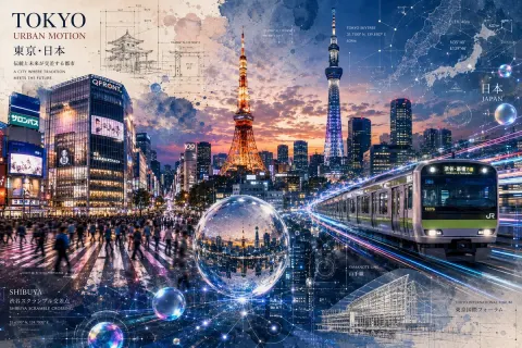 Tokyo Urban Motion Poster