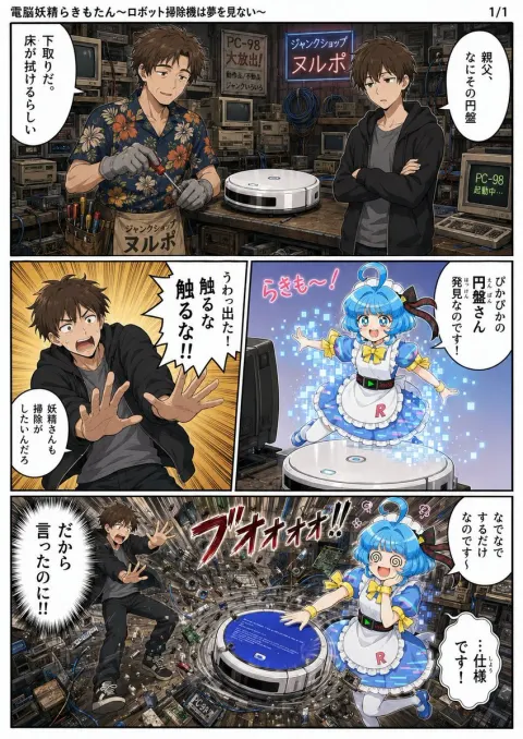 Haunted PC Shop Manga Page