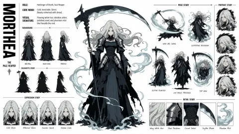 Fashion Anime Character Sheet