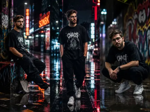 Cinematic Urban Streetwear Portrait