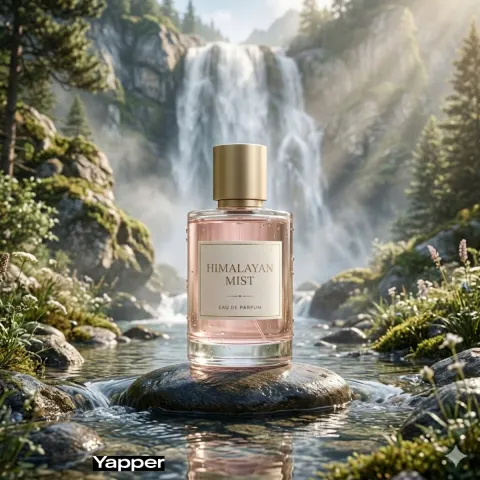 Dreamy Luxury Perfume Photography in Nature Prompt