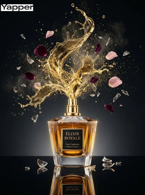 Luxury Perfume Commercial Photography Prompt