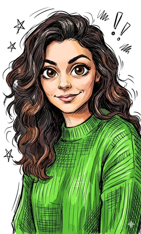 Image-to-Sketch Cartoon Transformation Prompt