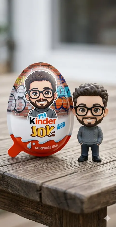 Hyper-realistic Product Photography of Kinder Joy