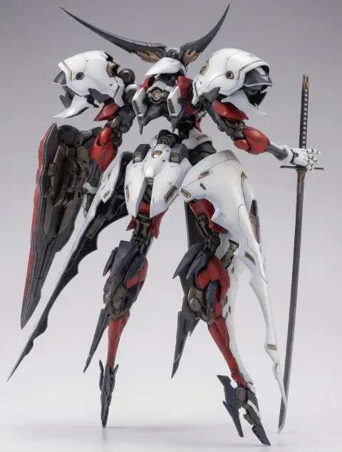 Full Armor Mecha Girl Figure Concept for Nano Banana Pro