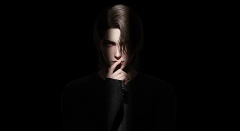 Hyperrealistic Anime Spotlight Portrait Prompt
