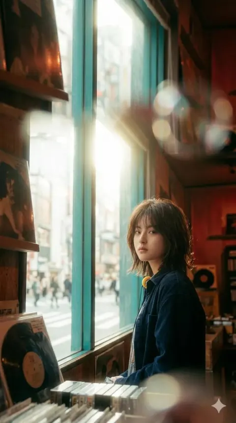 90s Japanese Indie Music Store Aesthetic