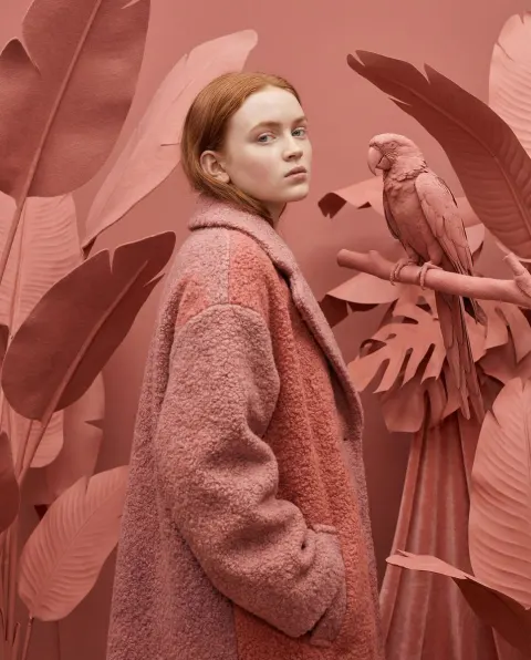 Avant-Garde Editorial Velvet Portrait