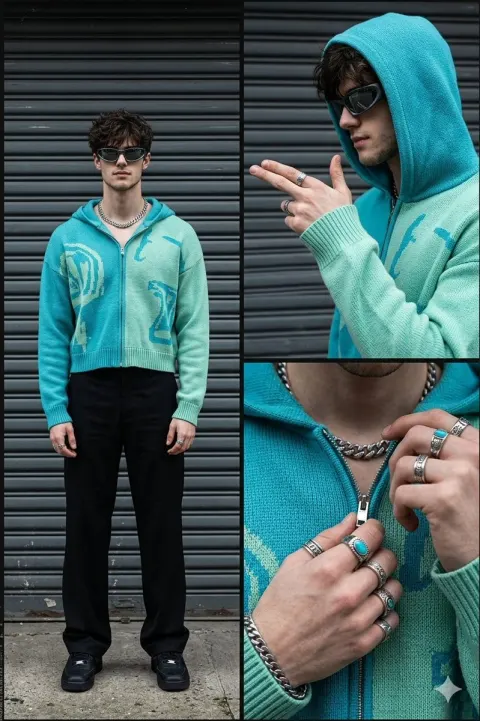 Streetwear Fashion Collage Prompt