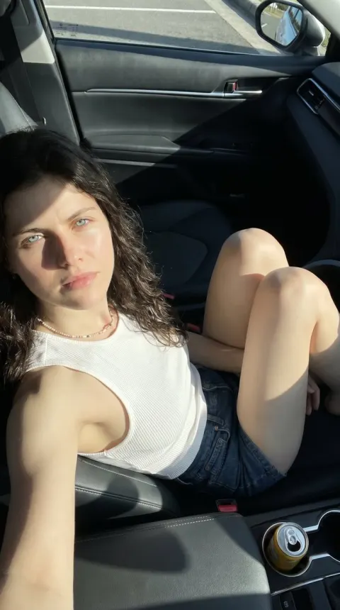 Candid Summer Car Interior Portrait