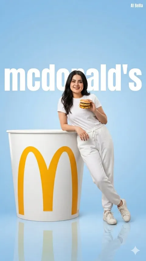 Minimalist McDonald's Fashion Ad
