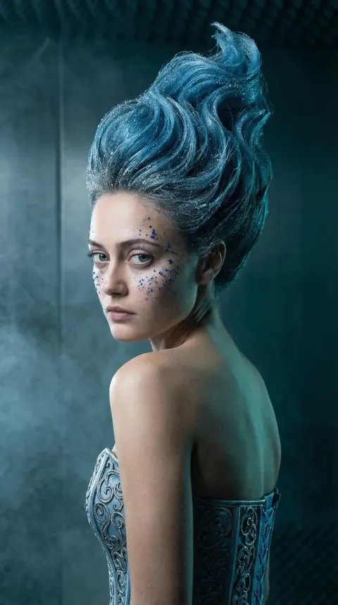 Cryogenic Surreal Editorial Portrait