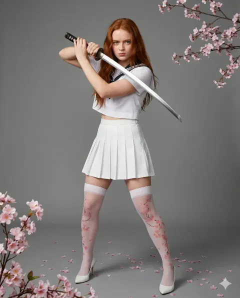 Samurai Style Sailor Fashion Portrait