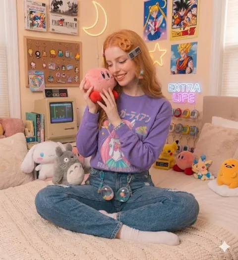 Retro Gaming Bedroom Aesthetics