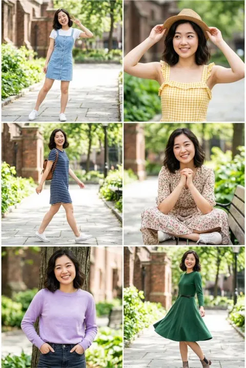 Campus Park Portrait Collage