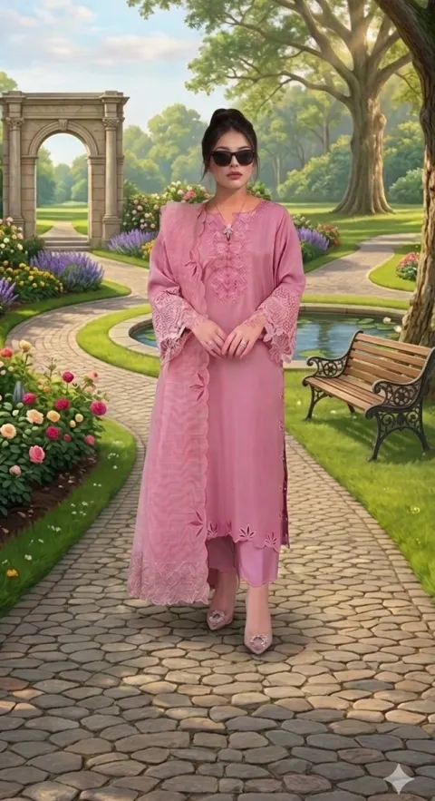 Classical Garden Fashion Portrait