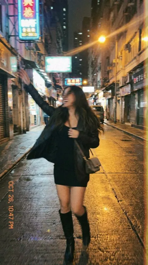 Smartphone Night Motion Blur Photo