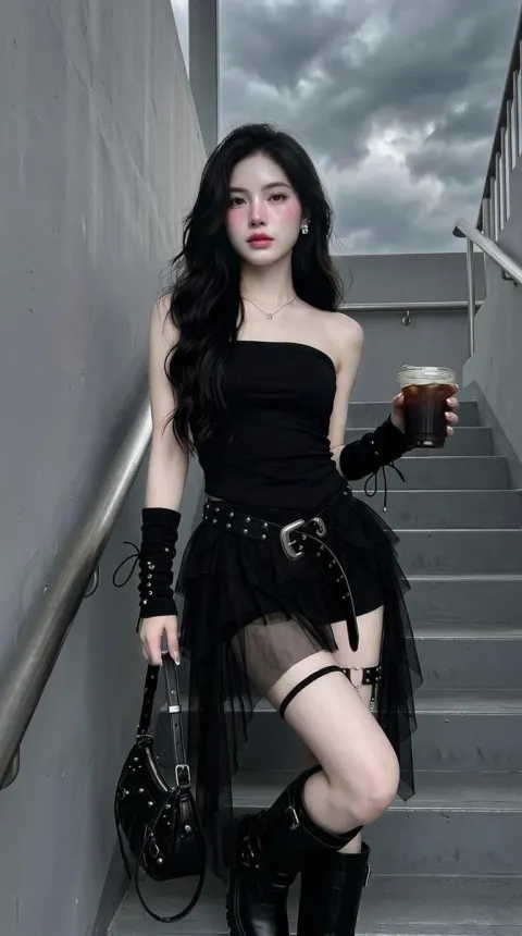 Minimalist Cafe Street Fashion