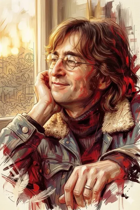 Expressive Painterly Oil Portrait Illustration