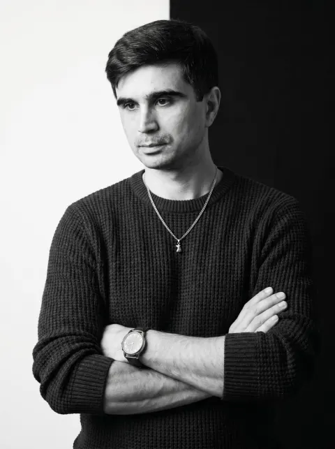 Monochrome Studio Split Portrait