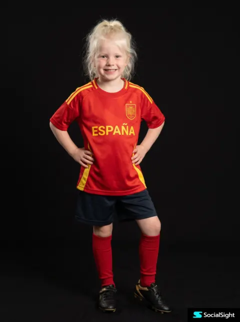 Studio Sports Photography Child Portrait