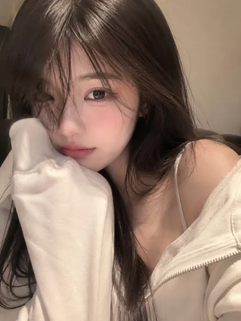 Cozy Hoodie Selfie Portrait