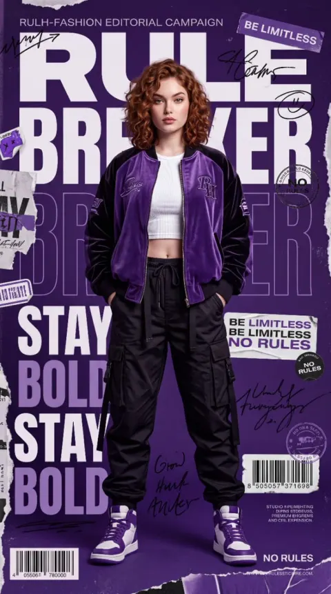 Streetwear Editorial Fashion Poster