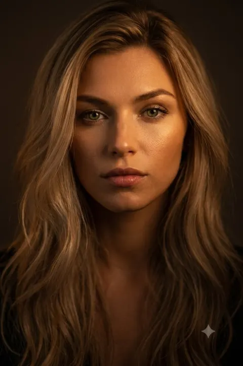 Cinematic Rembrandt Beauty Portrait