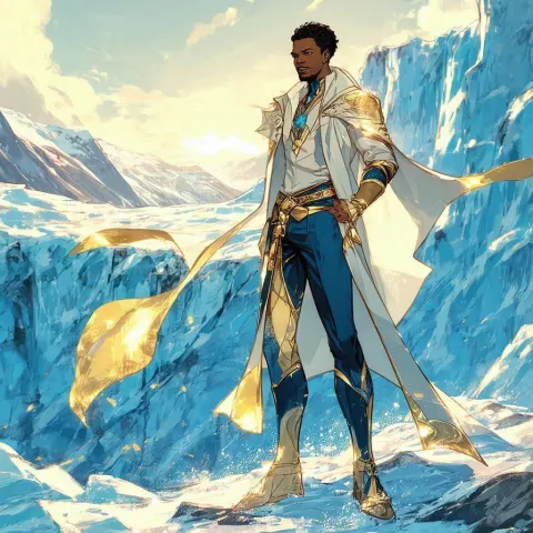 Chris Rock as Teferi on a Glacier