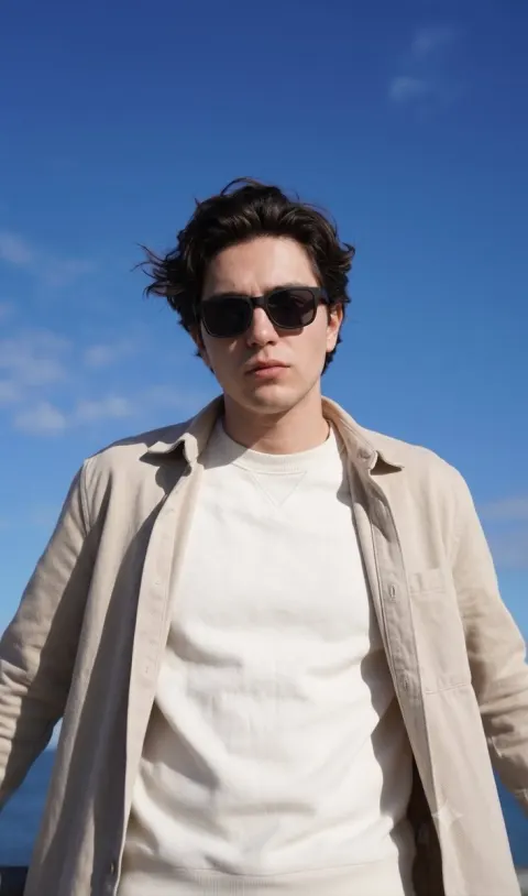 Luxury Mediterranean Menswear Editorial Portrait
