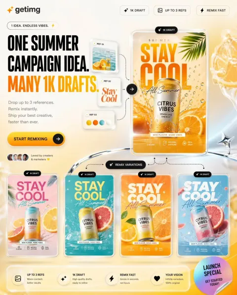 Summer AI Tool Launch Poster
