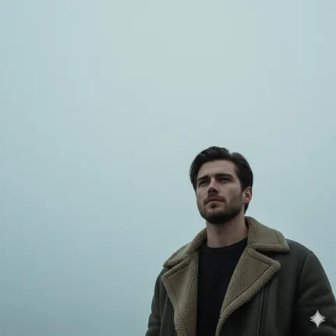 Neo-Noir Sci-Fi Sky Portrait