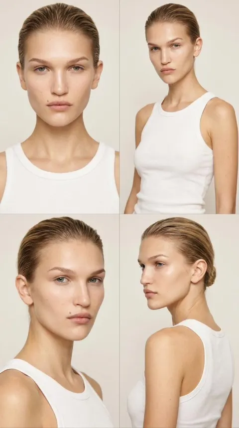Fashion Editorial Grid Portrait