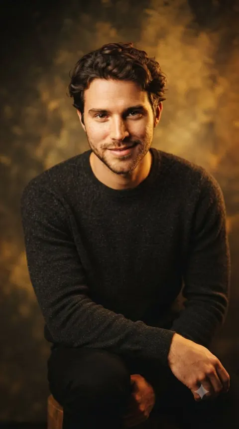 Handsome Studio Style Male Portrait