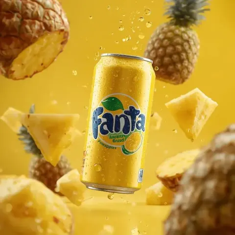 Ultra-Realistic Commercial Soda Can Photography