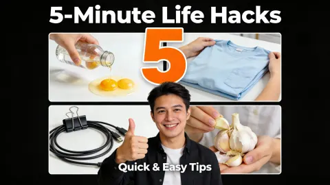 5-Minute Life Hacks Thumbnail