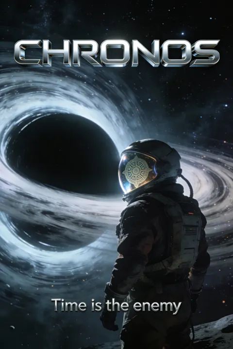 Cinematic Sci-Fi Movie Poster "CHRONOS"