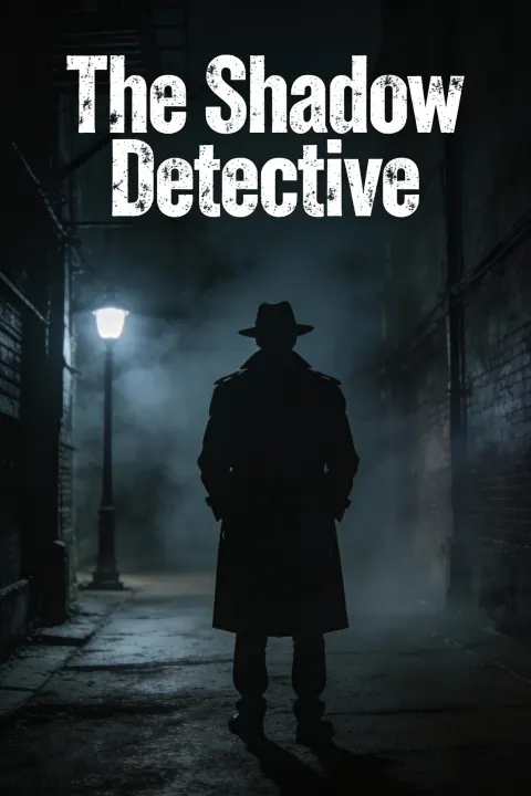 Crime Novel Book Cover "The Shadow Detective"
